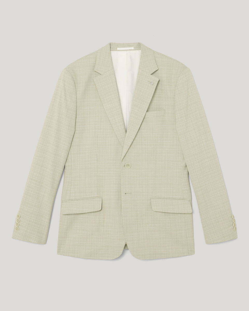 Single Breasted Textured Tailored Blazer, Sage, hi-res